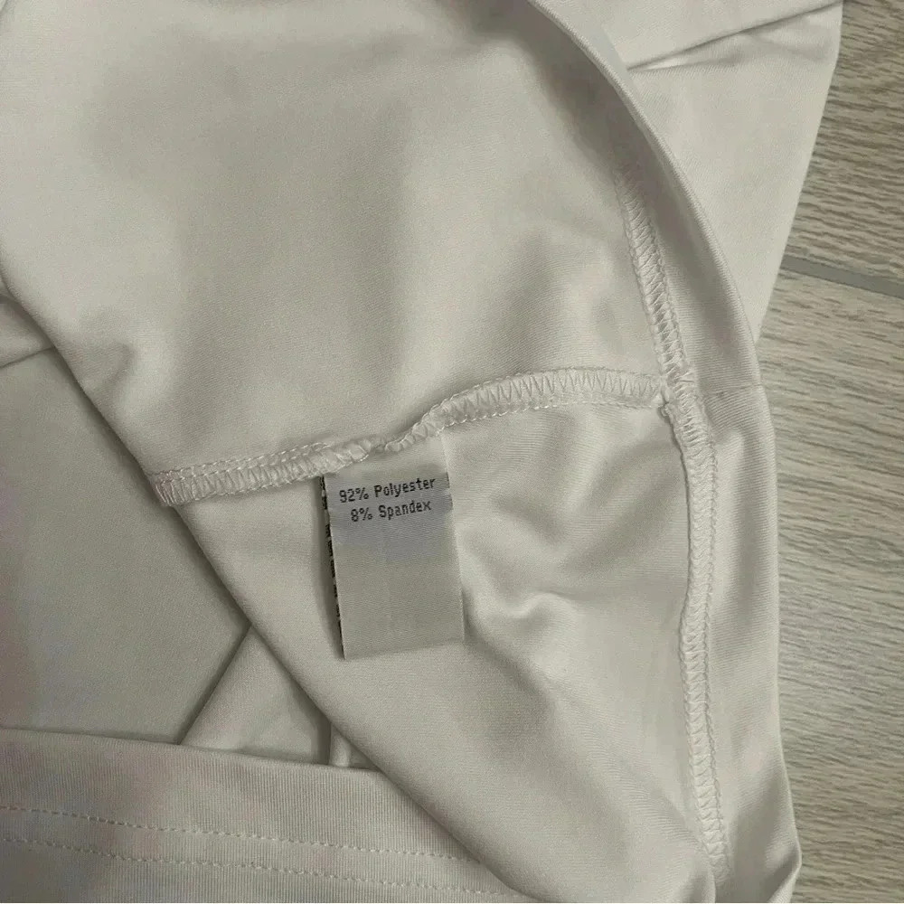 GG Blue Half Zip Polo White Pink Lightweight Golf Tennis Shirt Women’s size XL - Picture 6 of 11